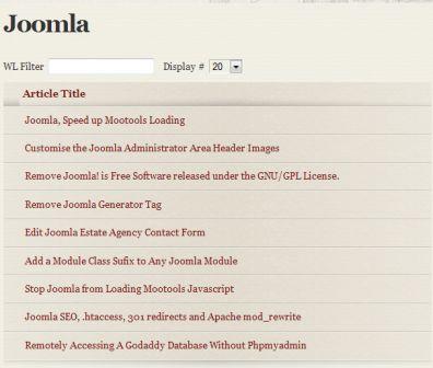 Joomla catagory numbers removed